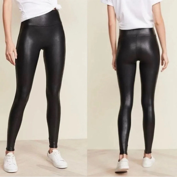 SPANX Pants - NWT Spanx Faux Leather Leggings